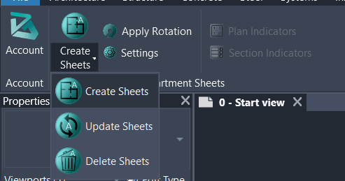 Figure 1. The Biminent tab on the Revit ribbon