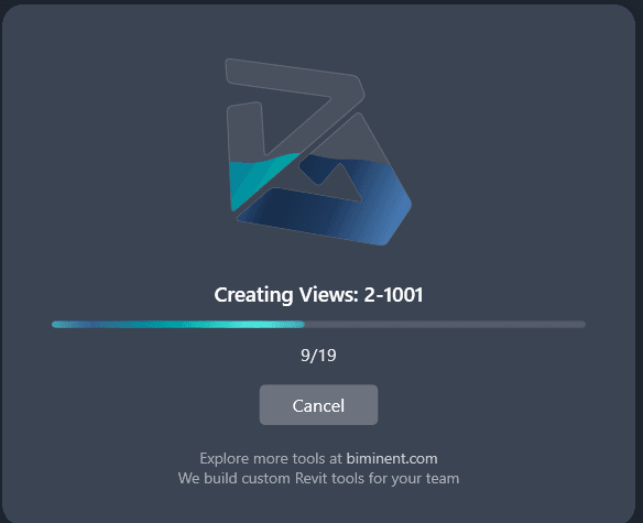 Figure 10. Progress during a run